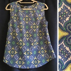 Talbots | Medallion Print Top